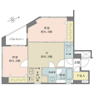 ホームズ飯田橋の間取図