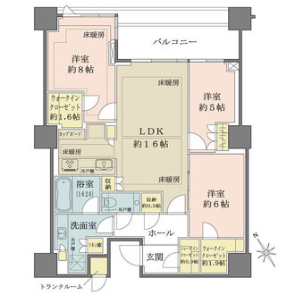 三田ガーデンヒルズの間取図