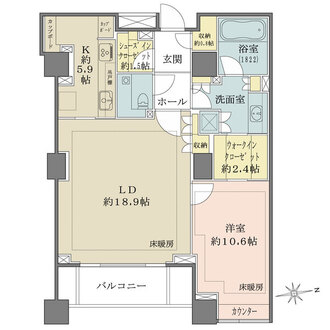 麻布台パークハウスの間取図