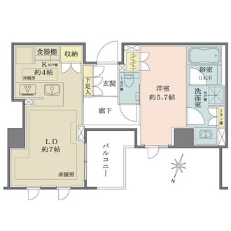 ザ・パークハウス高輪松ヶ丘の間取図