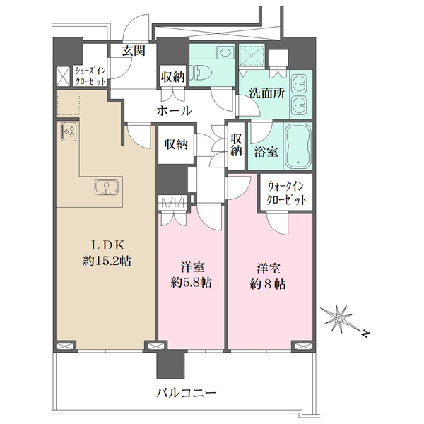 ザ・ヨコハマタワーズ　タワーイーストの間取図