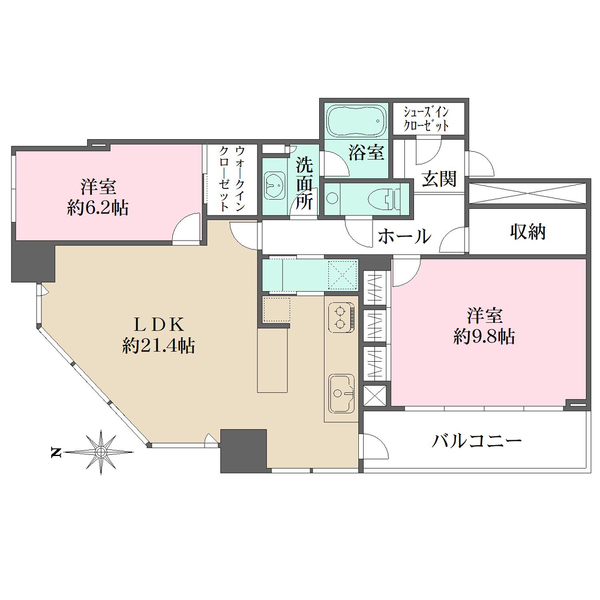 ナビューレ横浜タワーレジデンスの間取図