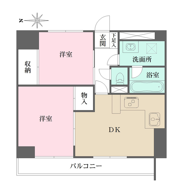 ライオンズマンション南品川の間取図