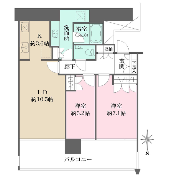 M.M.TOWERS the Eastの間取図