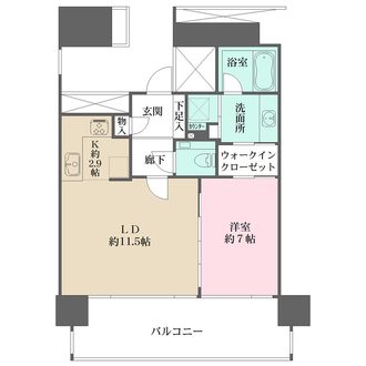 M.M.TOWERS　the　Southの間取図