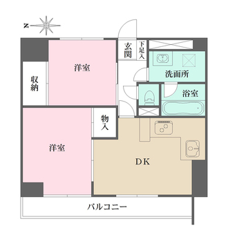 ライオンズマンション南品川の間取図