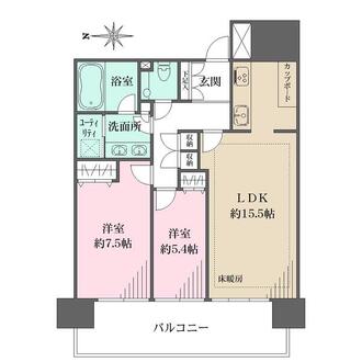 M.M.TOWERS　the　Westの間取図