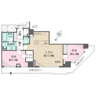 ザ・ヨコハマタワーズ　タワーウエストの間取図