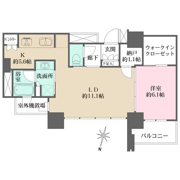 グランドミッドタワーズ大宮の間取図