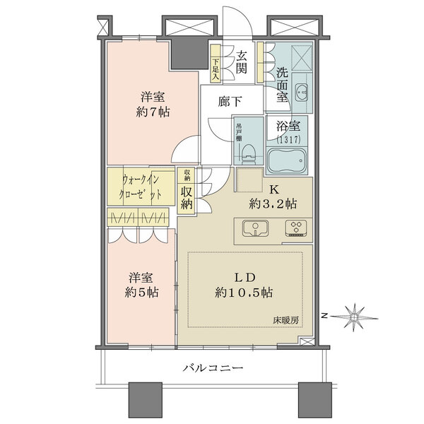 グランドミッドタワーズ大宮 フォレストタワーの間取図