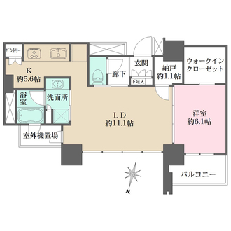 グランドミッドタワーズ大宮の間取図