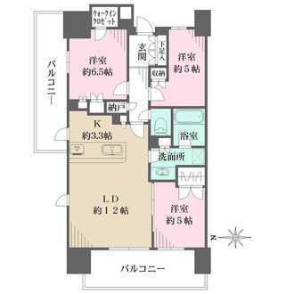 ザ・パークハウス浦和岸町の間取図