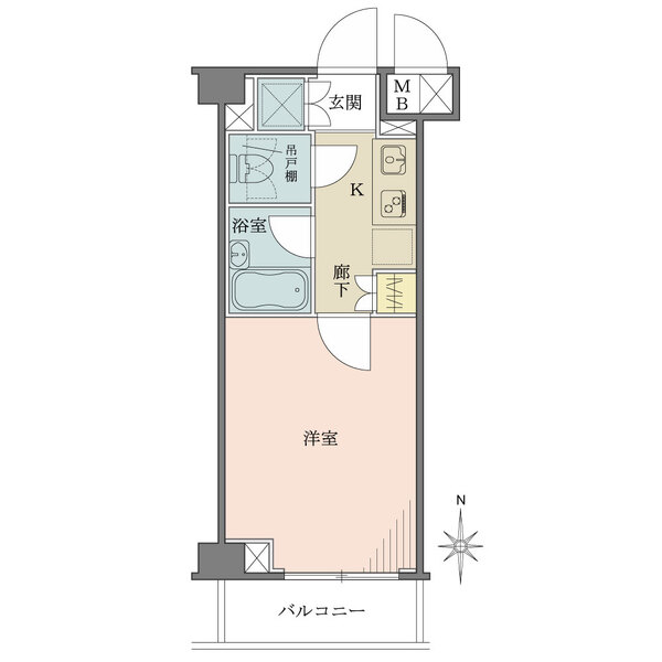 ルーブル武蔵関の間取図