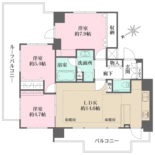 クラッシィハウス杉並方南町の間取図