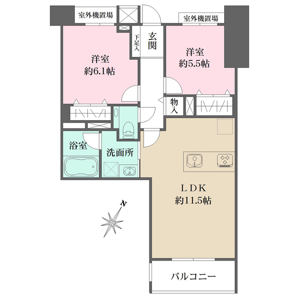 パークハウス笹塚アーバンスの間取図