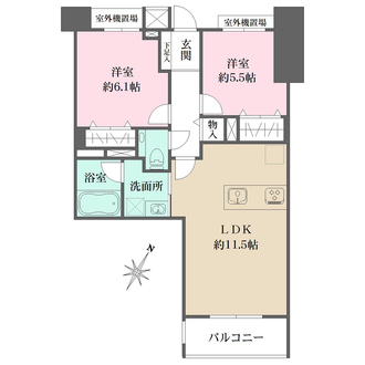 パークハウス笹塚アーバンスの間取図