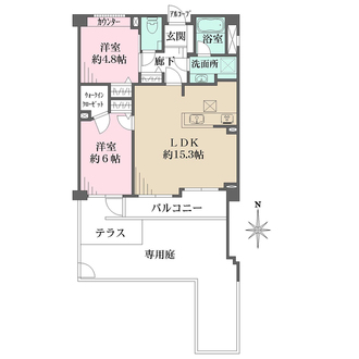 ジェイパーク東高円寺蚕糸の森公園の間取図