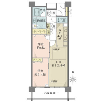 高井戸パークハウスの間取図