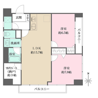 エントピア高円寺の間取図