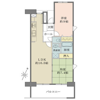 コンフォール石神井の間取図