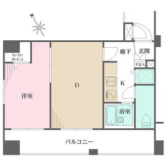 トーシンフェニックス南阿佐ヶ谷の間取図