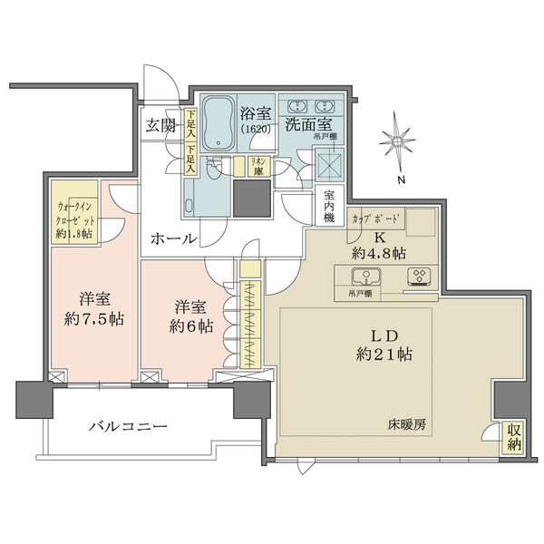 HARUMI FLAG SUN VILLAGEの間取図