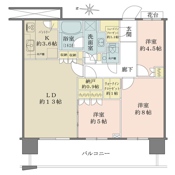 アーバンドックパークシティ豊洲の間取図