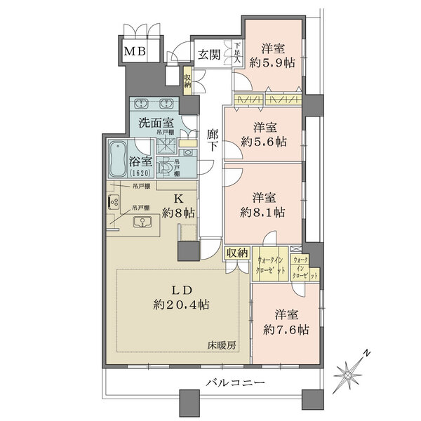 コスモ東京ベイタワーの間取図