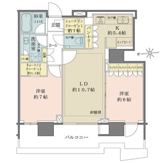 HARUMI FLAG PARK VILLAGEの間取図
