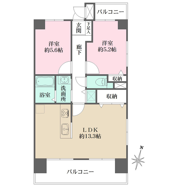 ダイアパレス宝町の間取図
