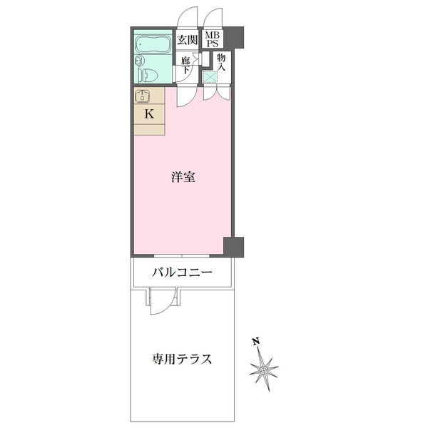 ライオンズマンション橋本町の間取図