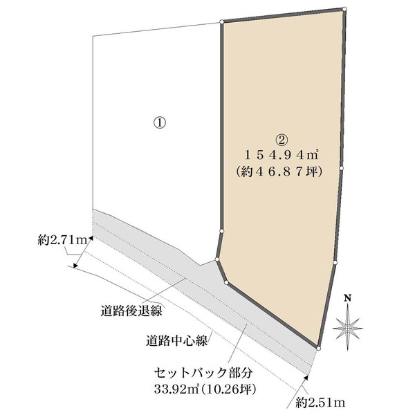 2号地の間取図