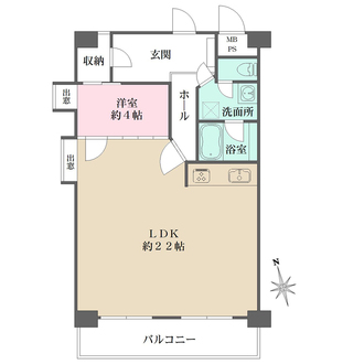 ダイアパレス加古町の間取図