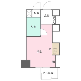 チサンマンション広島の間取図