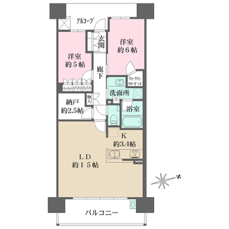 ザ・パークハウス舟入南の間取図