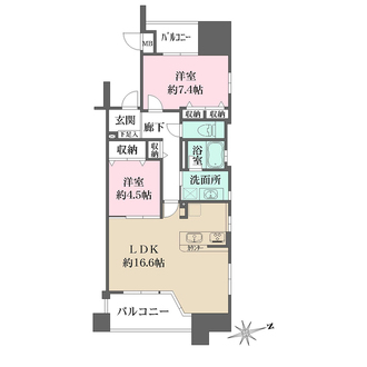 藤和小町ホームズの間取図