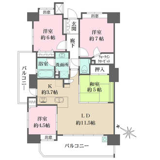 BELISTA己斐の間取図