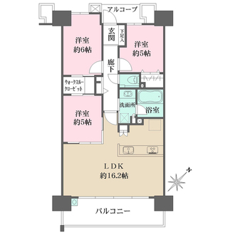 ライオンズ広島グランテラスの間取図