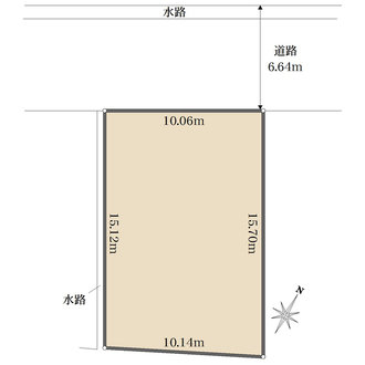 安芸郡坂町鯛尾二丁目 土地の間取図