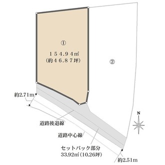 1号地の間取図