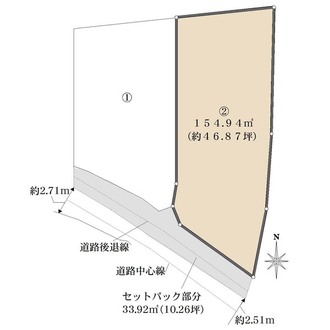 2号地の間取図