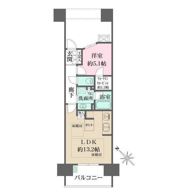 ザ・広島フロントの間取図
