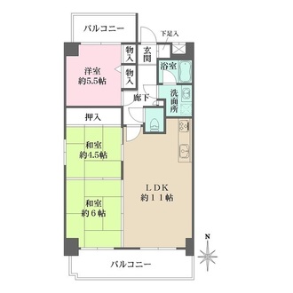 シティホームズ小町の間取図