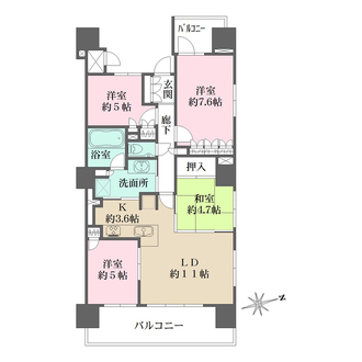 舟入本町パークハウスの間取図