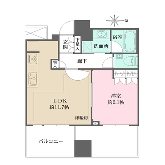 ザ・パークハウス広島タワーの間取図