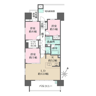 ザ・パークテラス段原の間取図