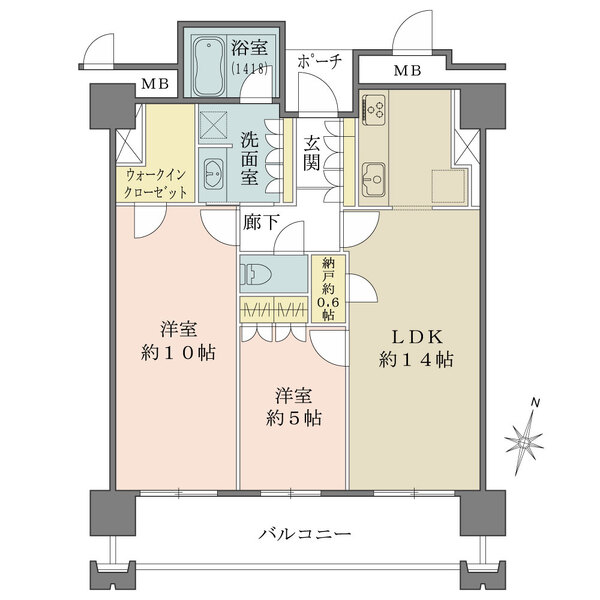 MJR赤坂タワーの間取図