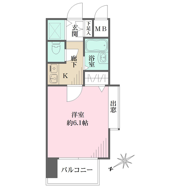 ライオンズマンション大濠第3の間取図
