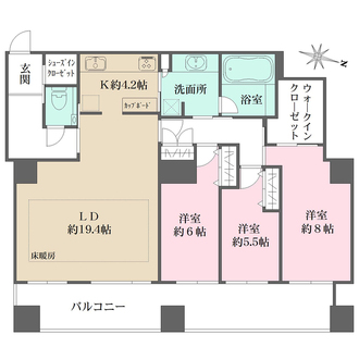 百道タワーの間取図