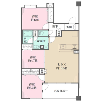アンピール舞鶴の間取図